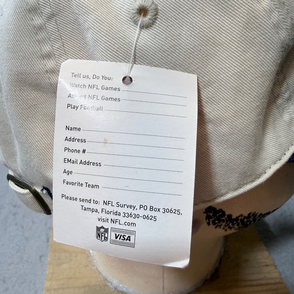 Vintage San Diego Super Bowl XXXVII 2003 NFL Football Cap Hat Reebok Mens Adult - Picture 10 of 11